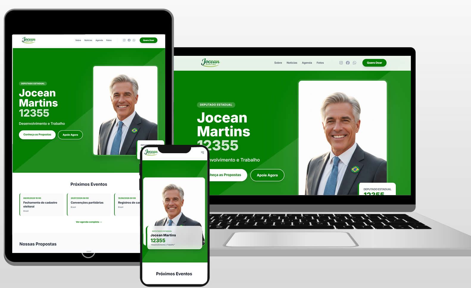 Interface da Dashboard Inteligente APPCand para Gestão Eleitoral
